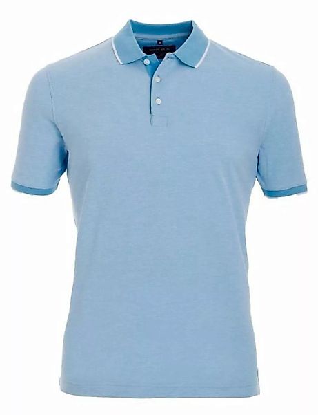 MARVELIS Poloshirt Poloshirt - Casual Fit - Polokragen - Einfarbig - Hellbl günstig online kaufen