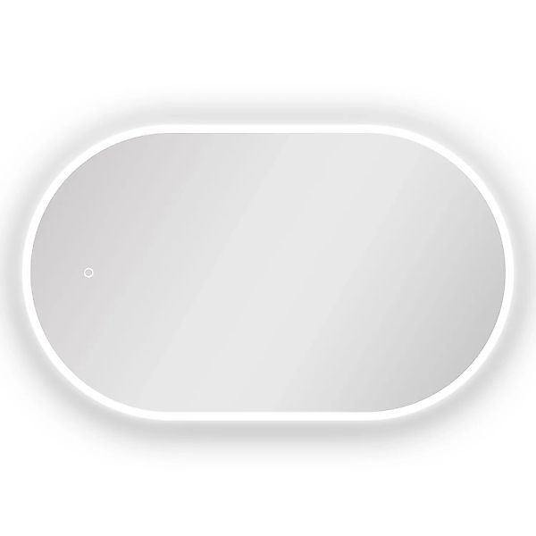 Aica Sanitär Badspiegel Rennbahn 60x100 cm Spiegel mit LED Beleuchtung Neut günstig online kaufen