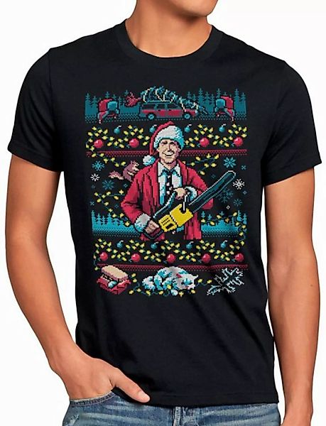 style3 T-Shirt Griswold Schöne Bescherung clark weihnachten pullover ugly s günstig online kaufen