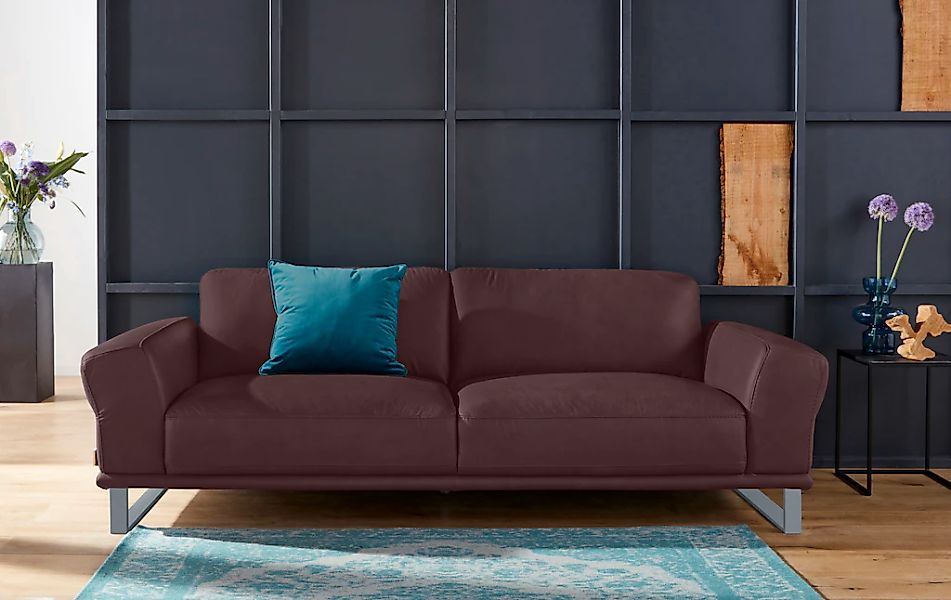 W.SCHILLIG 2,5-Sitzer »montanaa« mit Metallkufen in Silber matt, Breite 232 günstig online kaufen