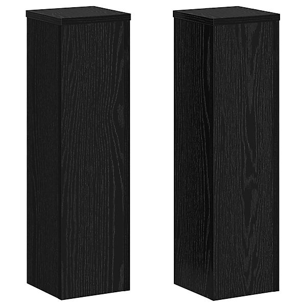vidaXL Blumenständer Pflanzenständer 2er Set Schwarz günstig online kaufen