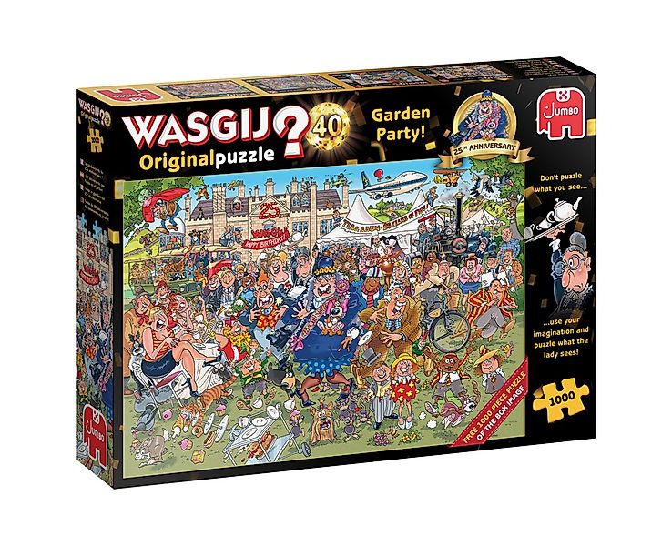 Jumbo Spiele Puzzle Wasgij Original 40 Garten Party 25 Jahre Jubiläumsediti günstig online kaufen