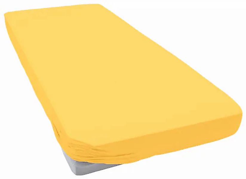 Estella Spannbettlaken Spannbetttuch Zwirn-Jersey, Jersey, Gummizug: günstig online kaufen