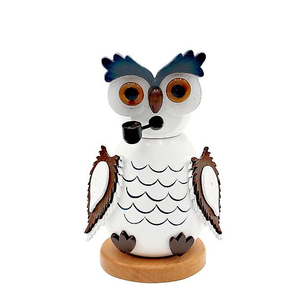 Dekohelden24 Räuchermännchen Holz-Räucherfigur Eule, Räucherfunktion für Rä günstig online kaufen