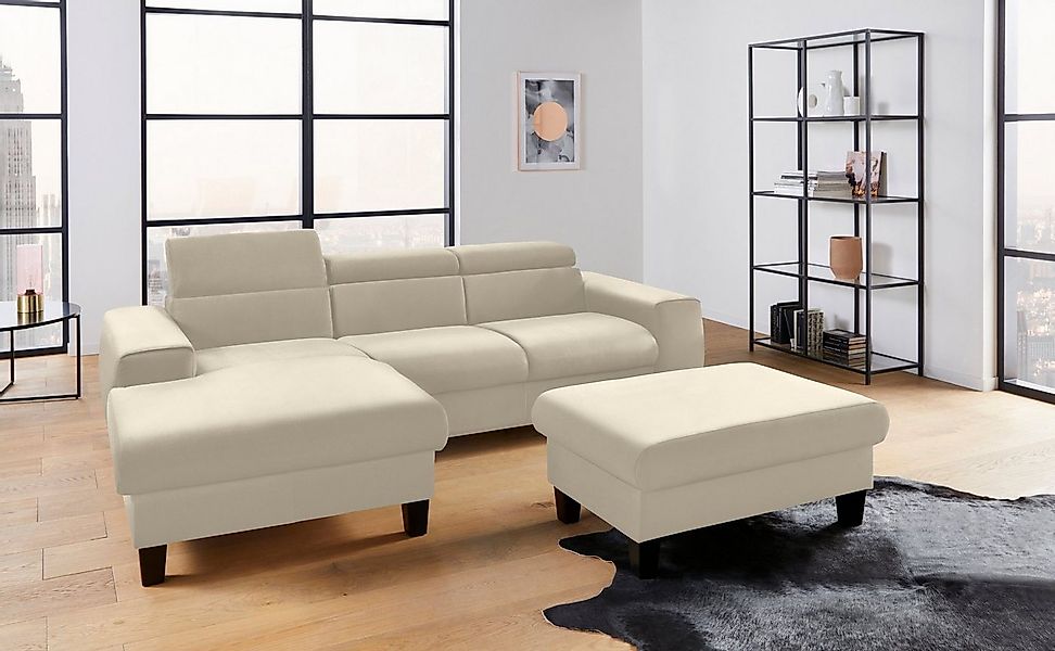 COTTA Polstergarnitur Morven L-Form, (Set), Set bestehend aus: Ecksofa mit günstig online kaufen