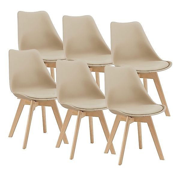 en.casa Esszimmerstuhl (Set, 6 St), »Fläten« günstig online kaufen
