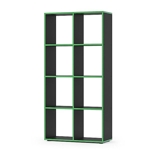 Vicco Raumteiler Scutum, Schwarz/Grün, 72 x günstig online kaufen