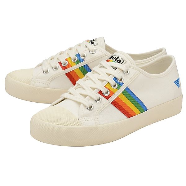 Gola Sneaker Für Damen Gola Coaster Rainbow EU 39 White / Multicolour günstig online kaufen
