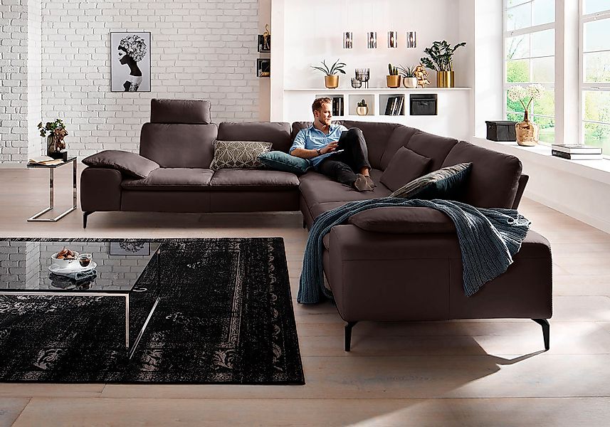 W.SCHILLIG Ecksofa »valentinoo, Designsofa, elegant und bequem, L-Form«, (S günstig online kaufen
