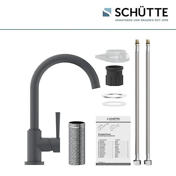 Schütte Spültischarmatur CORNWALL energiesparender Cold-Start, 360° günstig online kaufen