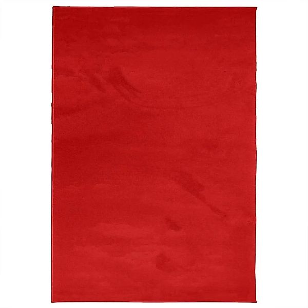 vidaXL Teppich OVIEDO Kurzflor Rot 160x230 cm 375625 günstig online kaufen