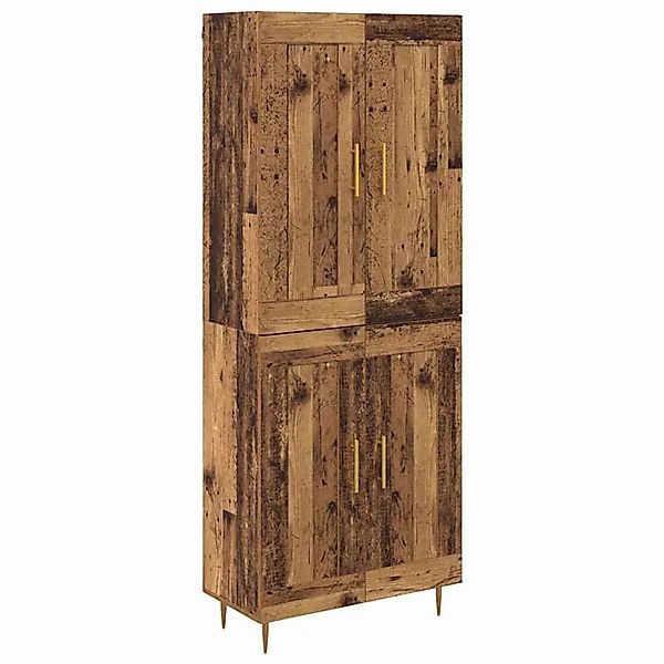 vidaXL Highboard Altholz 69,5 x 34 x 180 cm Holzwerkstoff 3415610 günstig online kaufen