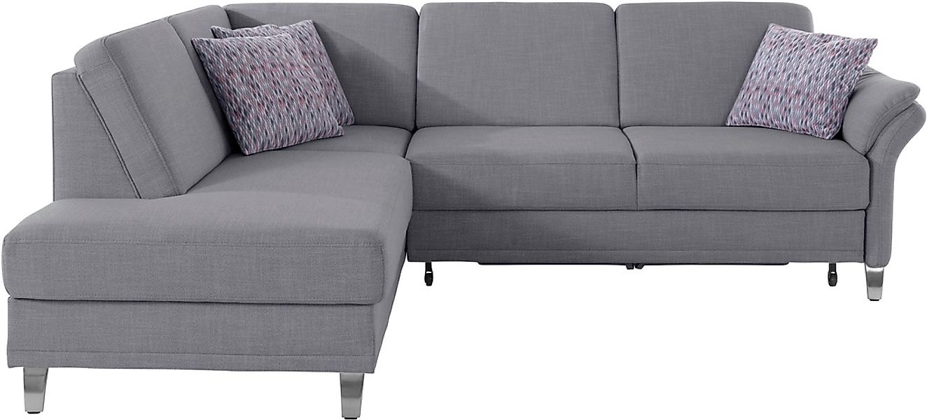 sit&more Ecksofa »Clio L-Form«, wahlweise mit Bettfunktion und Bettkasten, günstig online kaufen