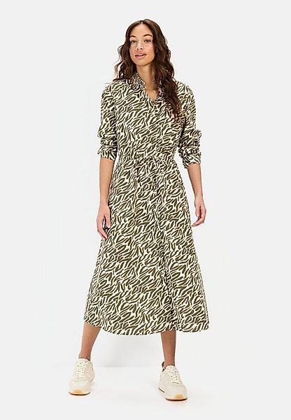 camel active Blusenkleid mit Allover-Print Langarm Hemdblusenkragen (1-tlg) günstig online kaufen