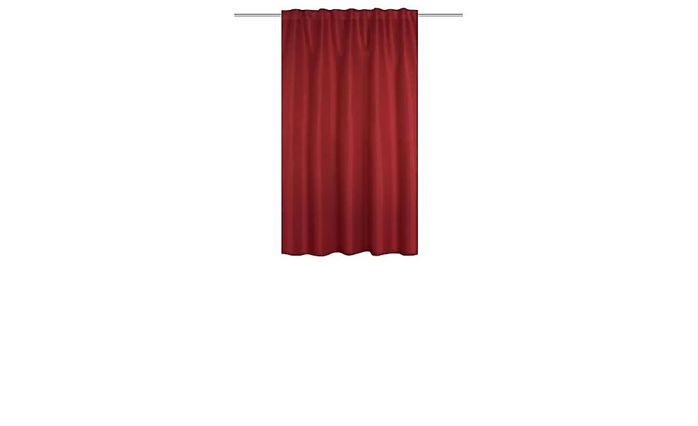 HOMEbasics Verdunklungsschal   ¦ rot ¦ Maße (cm): B: 135 H: 145 Gardinen & günstig online kaufen