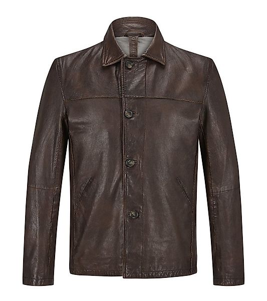 Milestone Lederjacke MSHampton aus planzlich gegerbtem Lammleder mit Knopfl günstig online kaufen