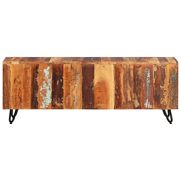 Vidaxl Tv-schrank 110x30x40 Cm Altholz Massiv günstig online kaufen