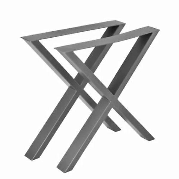 en.casa 2x Tischgestell DIY Tisch Esstisch Esszimmertisch Tischuntergestell günstig online kaufen