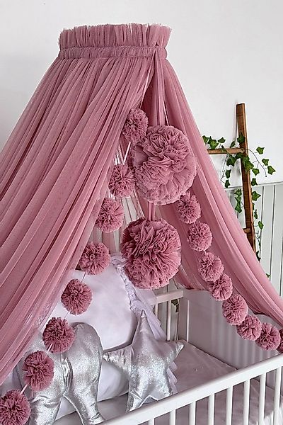 Baby Fancyroom Betthimmel Betthimmel aus 12 Meter Tüll aus 1. Klasse für Ki günstig online kaufen