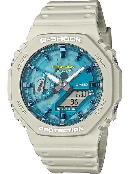 CASIO Quarzuhr Casio GA-2100AS-5AER Herrenuhr G-Shock günstig online kaufen