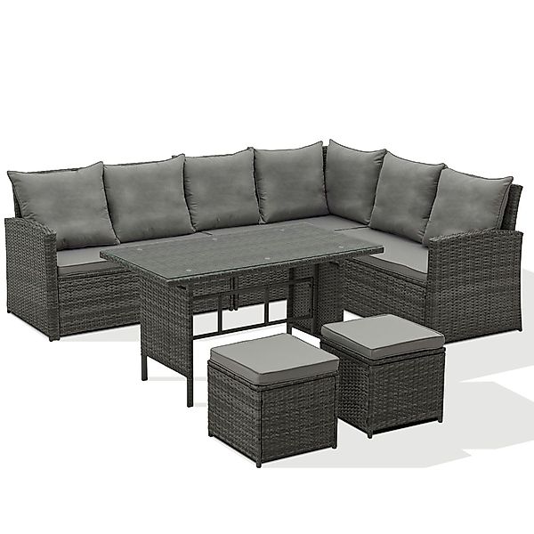 SVITA Loungeset MONROE, (Lounge-Set, 4-tlg., Gartenlounge), günstig online kaufen