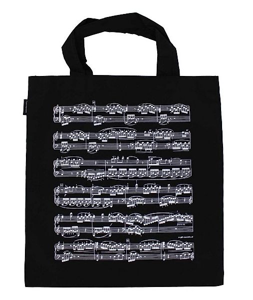 mugesh Tragetasche Baumwoll-Tragetasche Notenzeilen, für Musiker günstig online kaufen