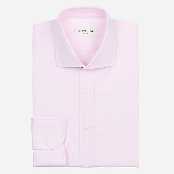 Hemd  einfarbig  rosa baumwolle pinpoint oxford, kragenform  modernisierter günstig online kaufen