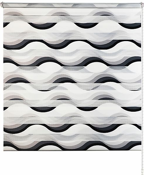 OTTO home Doppelrollo "Welle" Lichtschutz Sichtschutz  Verdunkelung ohne Bo günstig online kaufen