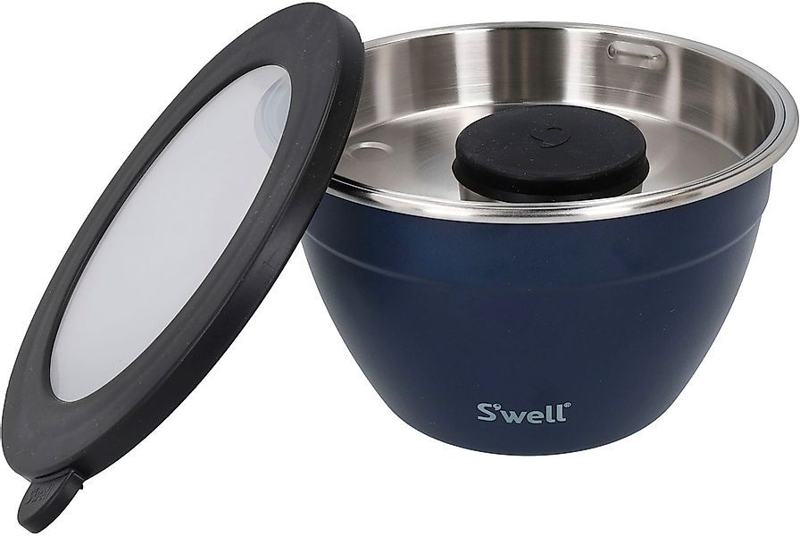 Swell Salatschüssel "Swell Calacatta Gold Salad Bowl Kit, 1.9L" 3 Stk. aus günstig online kaufen