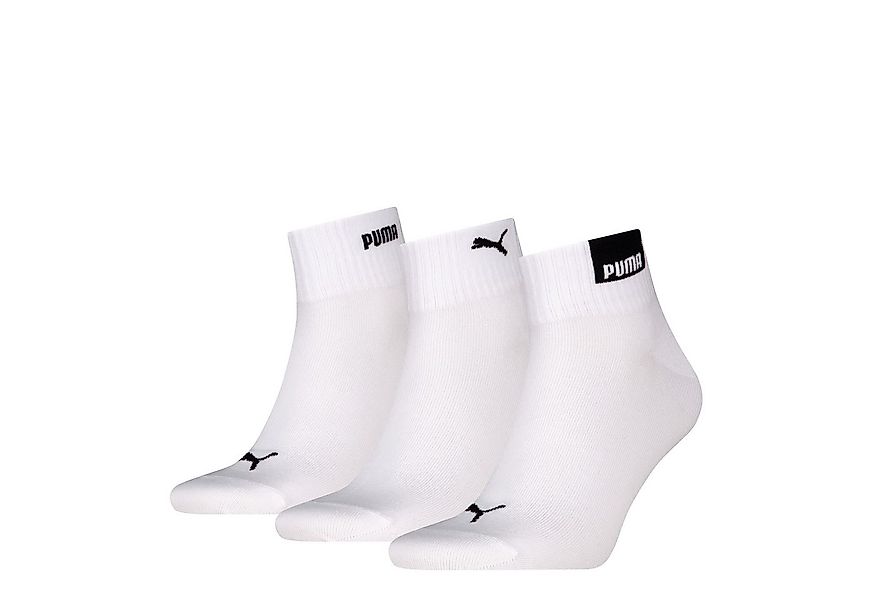 PUMA Kurzsocken PUMA UNISEX LOGO QUARTER (3-Paar) günstig online kaufen