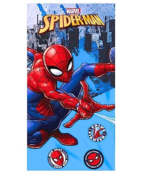 Spiderman Badetuch Marvel, Baumwolle, Kinder Strandtuch günstig online kaufen