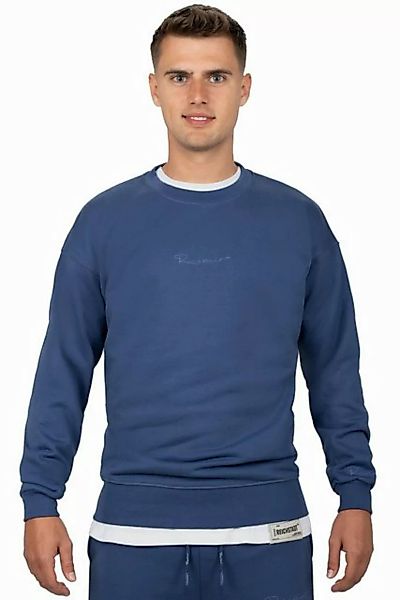 Reichstadt Sweatshirt Casual Basic Pullover 23RS037 Dark Blue XL mit Elegan günstig online kaufen