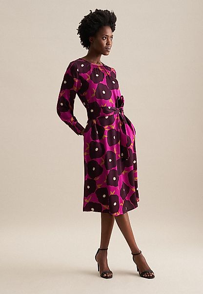 seidensticker Sommerkleid Schwarze Rose Langarm Rundhals günstig online kaufen