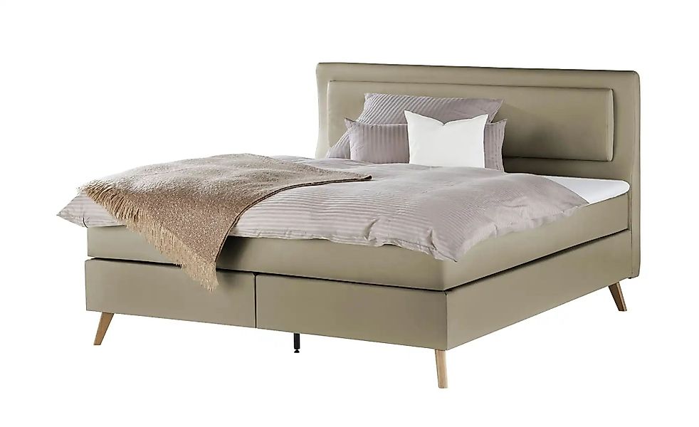 Boxspringbett  Gorge ¦ beige ¦ Maße (cm): B: 160 H: 118 Betten > Boxspringb günstig online kaufen