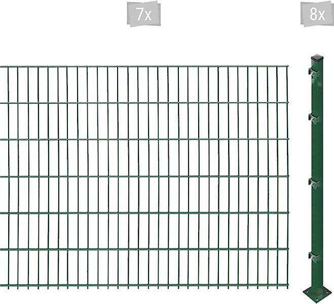 Arvotec Doppelstabmattenzaun »ESSENTIAL 123 zum Aufschrauben« Zaunhöhe 123 günstig online kaufen