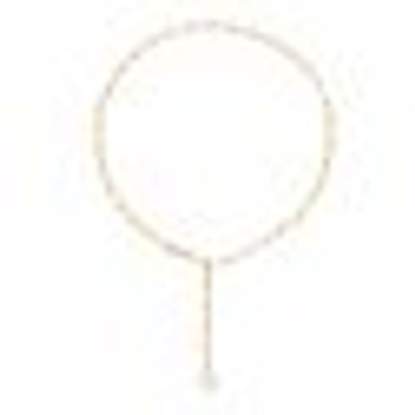 Halskette 925 Silber vergoldet flache Süßwasserzucht Perle günstig online kaufen