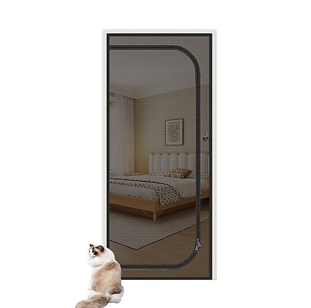 Auledio Insektenschutz-Tür Verdickter Katzenschutzvorhang aus atmungsaktive günstig online kaufen