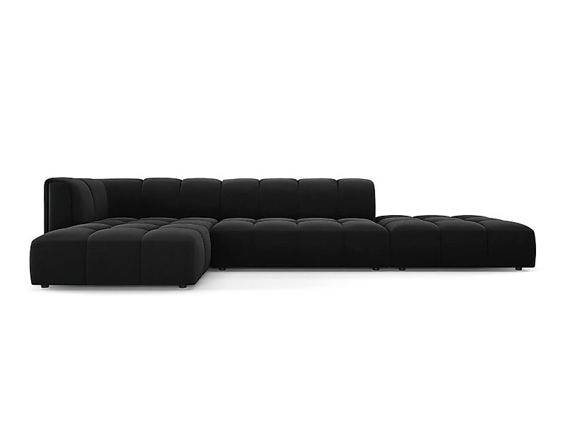 Milo Casa | Ecksofa Francesca Samt links 5-Sitzer günstig online kaufen