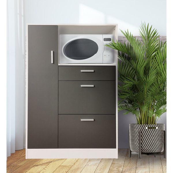 HTI-Line Küchenbuffet Küchenschrank Kombi L Blanca günstig online kaufen