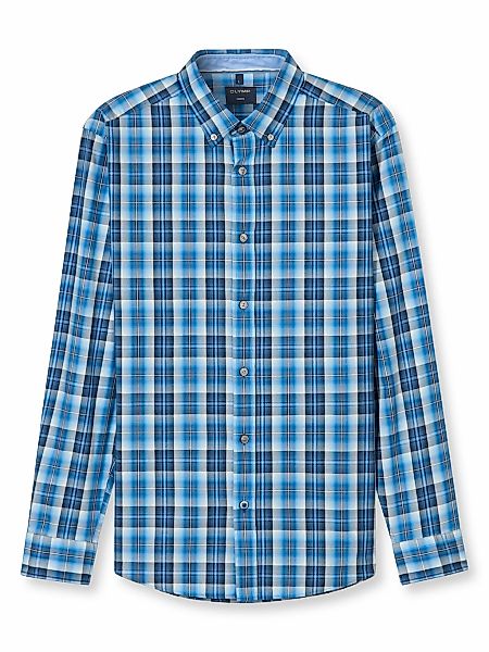 OLYMP Langarmhemd Freizeithemd, regular fit, Button-down-Kragen günstig online kaufen