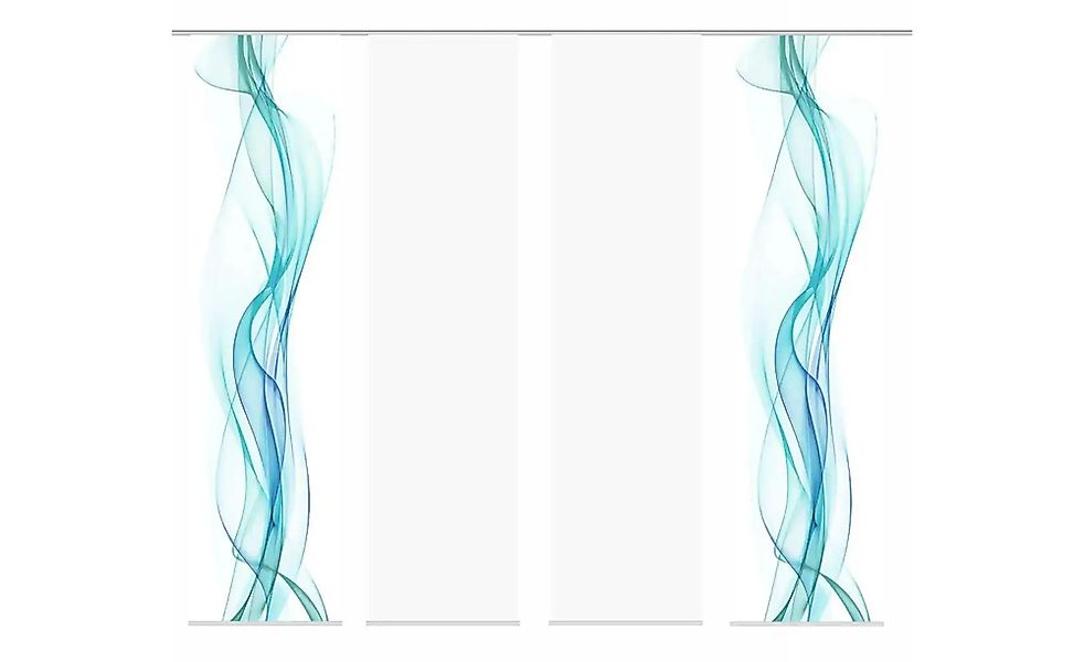 HOME WOHNIDEEN Schiebegardine "6ER SET HAZE" Paneelwagen 6 Stk. tlg. HxB: 2 günstig online kaufen