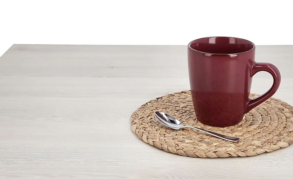 Platzset   ¦ beige ¦ Naturfaser ¦ Maße (cm): H: 0,3  Ø: 25 Tischwäsche & Kü günstig online kaufen