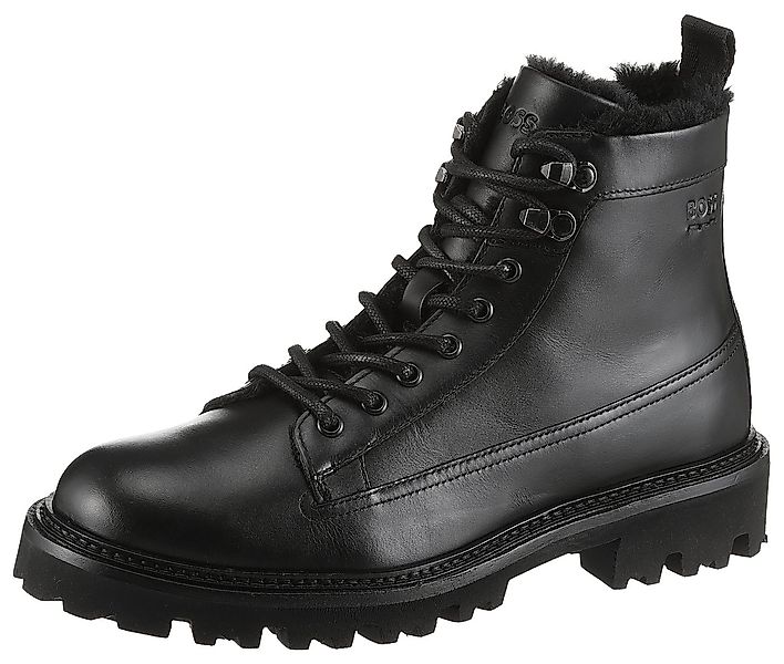BOSS Julyo_Halb_bufr Winterboots Schnürboots, Schnürstiefelette, Profilsohl günstig online kaufen