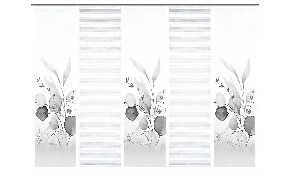 HOME in green Schiebegardine "NEVOLA" Paneelwagen 5 Stk. tlg. SET DIGITALDR günstig online kaufen