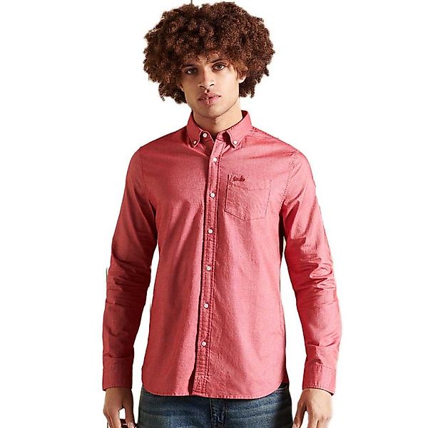 Superdry Vintage Oxford Shirt M Deep Red günstig online kaufen