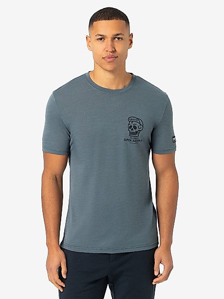 SUPER.NATURAL Print-Shirt für Herren, aus Merinowolle günstig online kaufen