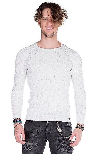 Cipo & Baxx Rundhalspullover CP140 günstig online kaufen
