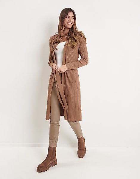 Threadbare Strickjacke (1-tlg) mit tailliertem Bindeband günstig online kaufen