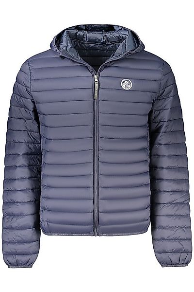 North Sails Outdoorjacke Herrenjacke Blau mit Kapuze, Leicht gefüttert, Tas günstig online kaufen
