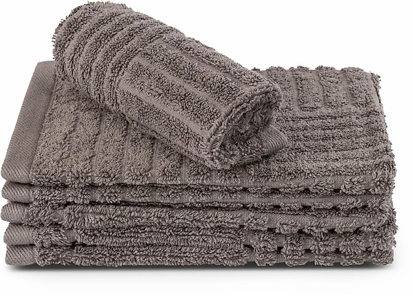 ROSS Waschhandschuh "CARRE" 100% Baumwolle, Rippenstruktur, große Farbauswa günstig online kaufen